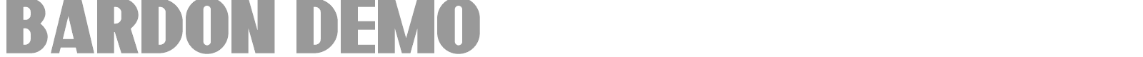 Bardon font preview
